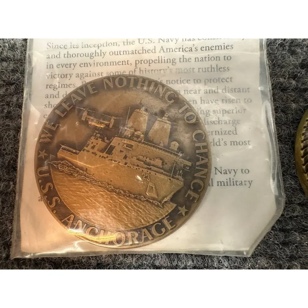 USS Anchorage LPD 23 U.S. Navy Challenge Coin Northwest Territorial Mint